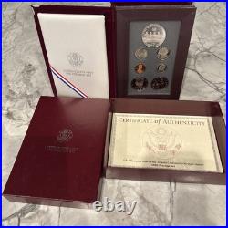 1996 Prestige Proof Set Atlanta Olympics Commemorative US Mint OGP Box COA #119