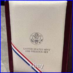 1996 Prestige Proof Set Atlanta Olympics Commemorative US Mint OGP Box COA #119