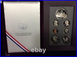 1996-S Prestige Proof Set of U. S. Coins in Mint Issued Display Wallet with COA