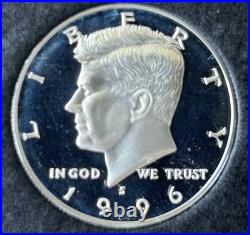 1996-S US Mint Silver Proof Set 5-Coin Complete OGP COA Pristine Box Key Date