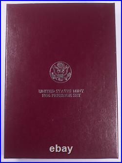 1996 U. S. MINT PRESTIGE PROOF SILVER COIN SET WithBOX & COA KEY DATE ATLANT