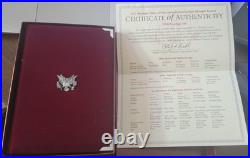 1996 US Mint Olympic Silver Prestige Proof Set Original Packaging & COA Key Date