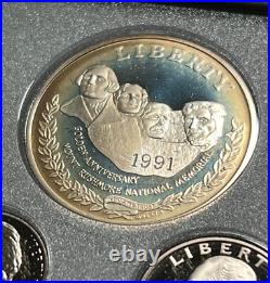 1997 & 1998 Premier + (2) 1990, 1991, 1995 Prestige US Mint SILVER PROOF SETS