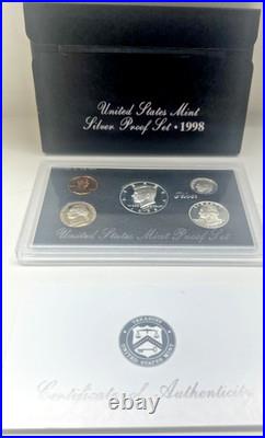 1998 S Silver Proof Set 1998 S Silver Proof Set