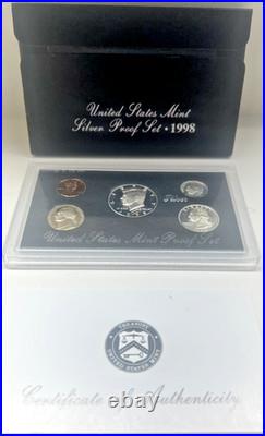 1998 S Silver Proof Set 1998 S Silver Proof Set
