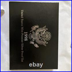 1998 United States Mint Premier Silver Proof Set