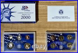 1999 2000 2001 2002 2003 2004 2005 2006 2007 2008 2009 US Mint Proof Sets OGP