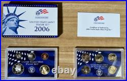 1999 2000 2001 2002 2003 2004 2005 2006 2007 2008 2009 US Mint Proof Sets OGP