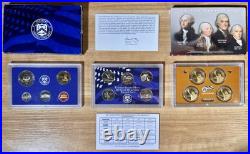 1999 2000 2001 2002 2003 2004 2005 2006 2007 2008 2009 US Mint Proof Sets OGP