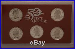 1999-2008 US MINT Silver Proof Sets (10 Sets) All State Quarters Gov't Pkgng