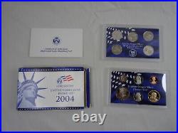 1999-2008 US Mint Proof Sets OGP Box & COA Lot 109 Coins (10 Annual Sets)