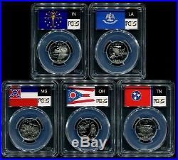 1999-2009 S Silver State Quarter 56 Coin Proof Set PCGS PR69 DCAM 25C New Holder