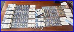 1999-2009 US Mint Proof Sets with Box & COA Lot of 127 Coins (11 Annual Sets)