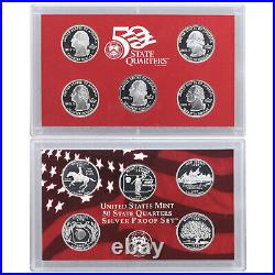 1999 S Proof Set 10 Pack 90% Silver Original Boxes & COA's US Mint 90 Coin Lot