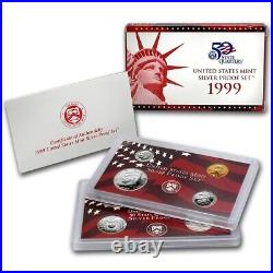 1999-S Silver United States Mint Silver Proof Set