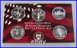 1999-S US Mint Silver Proof Set OGP COA & Box 9 Coins 90% United States