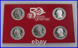 1999-S US Mint Silver Proof Set OGP COA & Box 9 Coins 90% United States