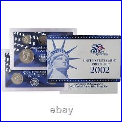 2000-2009 US Mint Proof Sets with Box & COA (10 Annual Sets) FREE SHIPPING