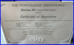 2000 Portugal Silver Proof Set Series XI New Frontiers 200 Escudos Case COA Rare