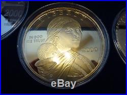 2000 Quarter Pound. 999 Fine Silver Coin Set Eagle Bullion 16 oz total 1 pound