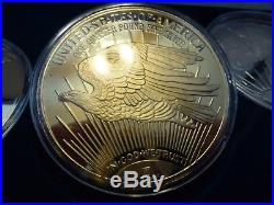 2000 Quarter Pound. 999 Fine Silver Coin Set Eagle Bullion 16 oz total 1 pound