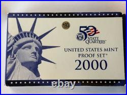 2000-S Proof Set 10 Piece (Proof)