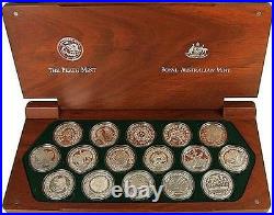 2000 SYDNEY OLYMPIC GAMES Coin Set 16 x SILVER PROOF $5 coins