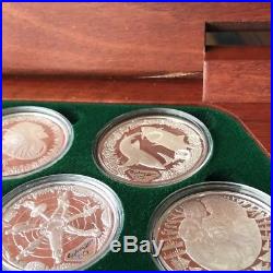 2000 Sydney Olympic Games Silver Proof 16 Coin Set & Subscribers Medallion