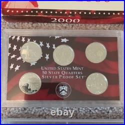 2000-s Us Mint Silver Proof Set 1.33oz