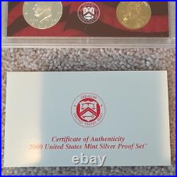 2000-s Us Mint Silver Proof Set 1.33oz