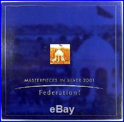 2001 MASTERPIECES IN SILVER PROOF Coin Set