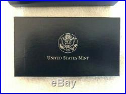 2001 P & D Smithsonian Buffalo Silver Dollar 2 Coin Proof Set with Box & CoA