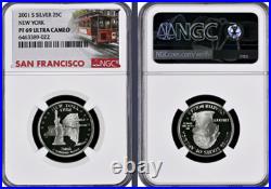 2001-S 10-coin Silver Proof Set NGC graded PF69 Ultra Cameo 2001-S 10-coin Silver Proof Set NGC graded PF69 Ultra Cameo