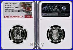 2001-S 10-coin Silver Proof Set NGC graded PF69 Ultra Cameo 2001-S 10-coin Silver Proof Set NGC graded PF69 Ultra Cameo