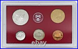 2001-S United States Mint 90% Silver Proof 10 Coin Set In OGP with COA COMPLETE