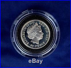 2001 Silver Proof Britannia 4 coin set in Green Case with COA (AR1/40)