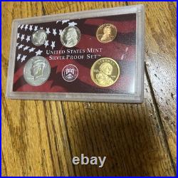 2001 Silver Proof Coin Set U. S Mint Government Packaging OGP COA Included