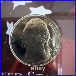 2001 U. S. Mint Silver Proof Set with COA & OGP 90% Silver Coins, Complete 2001 U. S. Mint Silver Proof Set with COA & OGP 90% Silver Coins, Complete