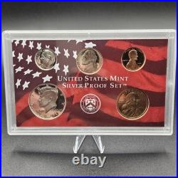 2001 United States Mint Silver Proof Set Complete OGP Box & COA 50 State 2001 United States Mint Silver Proof Set Complete OGP Box & COA 50 State