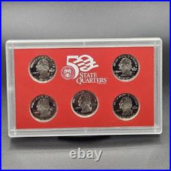 2001 United States Mint Silver Proof Set Complete OGP Box & COA 50 State