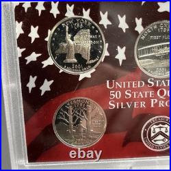 2001 United States Mint Silver Proof Set with COA