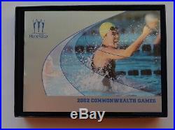 2002 Manchester Commonwealth Games Silver Proof £2 Coin Set Blue Box COA