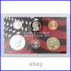 2002 Silver Proof Set U. S. Mint Original Government Packaging OGP COA