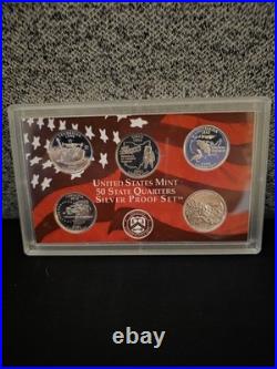 2002 US Mint Silver Proof Set 10 coin OGP COA. Free shipping