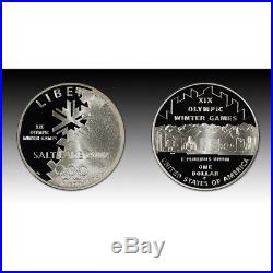 2002 US Salt Lake City Olympic Games 2-Coin Commemorative Proof Set