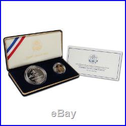 2002 US Salt Lake City Olympic Games 2-Coin Commemorative Proof Set