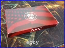 2002 United States Mint SILVER Proof Set COA & Box 10 Coins, 7 coins 90% silver