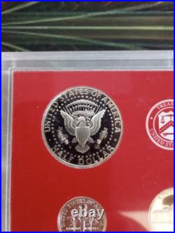 2002 United States Mint SILVER Proof Set COA & Box 10 Coins, 7 coins 90% silver