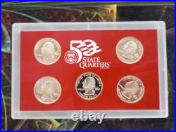 2002 United States Mint SILVER Proof Set COA & Box 10 Coins, 7 coins 90% silver