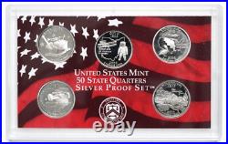 2002 United States Silver Proof Set Set with Box & COA